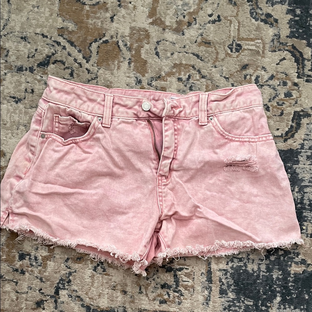 Time and Tru Pink Jean Shorts